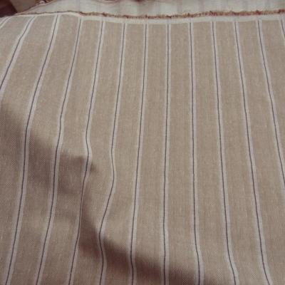 Lin a chevrons et rayures beige 2 