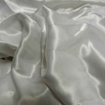 Satin duchesse polyester blanc 1 