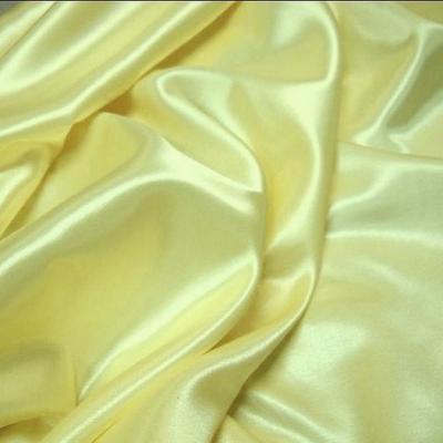 Satin viscose jaune beurre 1 1 